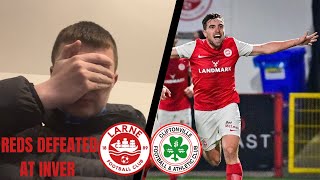 LARNE VS CLIFTONVILLE REDS GET BEAT AT INVER PARK MATCHDAY VLOG 15 [upl. by Gunas]