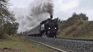 77250 mit 3 Wagen von Würzburg nach Meiningen 2024 [upl. by Rahm827]