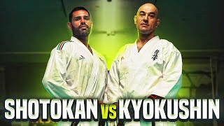 KARATE A CONFRONTO  Kyokushin vs shotokan sportivo [upl. by Eerihs]