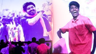 MERSAL Celebration with Thalapathy Vijay Fans  Rohini Theatre  MY180 [upl. by Malsi]