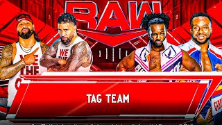 WWE 2K24  The Usos vs The New Day  Tag Team Match  Raw  Gameplay [upl. by Blondy]