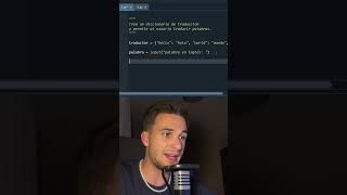 Crea un Diccionario de Traducción en Python y Traduce Palabras 📖🔄🐍 [upl. by Song935]