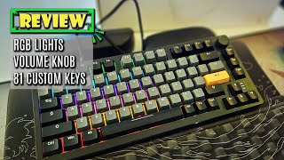 ARZOPA K81 Mechanical Gaming Keyboard Review Compact Powerhouse [upl. by Melvin]