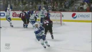 Bieksa Saves a Goal Then Scores One [upl. by Nezam]