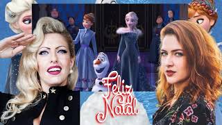 Olafs Frozen Adventure  Ring in the Season  Brazilian Portuguese Movie Version [upl. by Llerut]