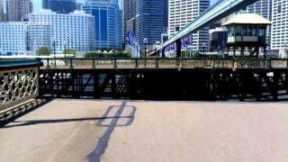 Pyrmont bridge open and close for tall ship2 [upl. by Arvind]