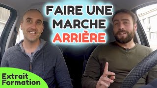 FAIRE MARCHE ARRIÈRE EN VOITURE Extrait Formation [upl. by Enenej707]