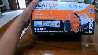 Installing a SEAFLO 55 Series 12 volt water pump 60 psi 21 lpm [upl. by Ierdna]