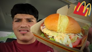 I Did Not Expect This Disappointment From Mcdonalds  Cajun Ranch McCrispy  Food Review [upl. by Moselle338]