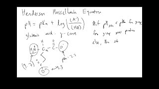 The Henderson Hasselbach Equation and Amino Acid pH Evolution [upl. by Nita613]