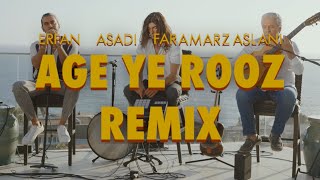 Erfan Asadi amp Faramarz Aslani  Ageh Ye Rooz Remix Official Music Video [upl. by Eenafets]