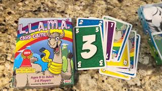 Family Game Night Favorite Dont LLAMA Card Game Review 🦙🎲 [upl. by Anele]