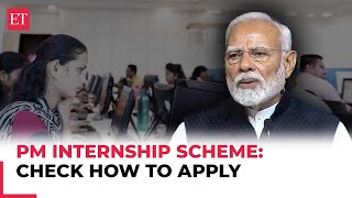 PM Internship Scheme Check how to apply eligibility and registration process [upl. by Booma175]