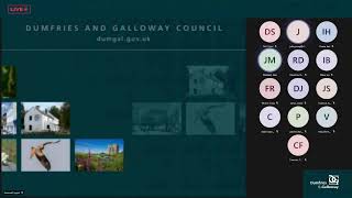 Dumfries amp Galloway Council  Stewartry Area Committee 17th November 2021 [upl. by Dahcir563]