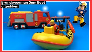 Brandweerman Sam Boot Neptune uitpakken  Family Toys Collector [upl. by Evangelina]