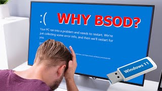 Solve BSOD while installing Windows 1110 Blue screen of death [upl. by Artemisa]