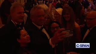 Robert F Kennedy Jr Cheryl Hines arrive America First Policy Institute Gala MaraLago Trump speak [upl. by Bara605]