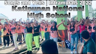 Songs and Yells for Cheering  Intramurals 2022  Katipunan National High School [upl. by Noeht76]