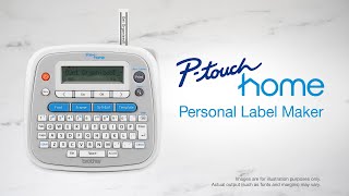 Ptouch Home Label Maker PTD202 – Imagine Your Home – Totally Organized [upl. by Apfelstadt]