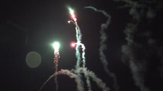 New Years Eve impressive Fireworks in slow motion [upl. by Nomolos708]