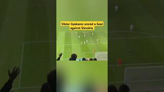 Viktor Gyokeres scored a Goal against Slovakia Sweden 21 Slovakia footballhighlights ytshorts [upl. by Ax512]