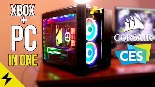 Gaming PC  Xbox in one case  Corsair Elgato Origin CES 2020 Showcase [upl. by Rosenzweig]