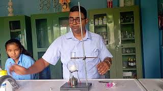 Lab preparation of Nitrogen gasN2 Nitrogen gas Yub Raj Dhakal Class 9 [upl. by Atikir]