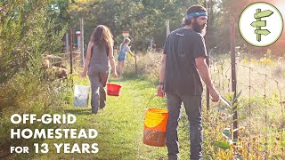 SelfReliant Family Living OffGrid on a Thriving Homestead for 13 Years [upl. by Sommers]