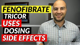 Fenofibrate Tricor  Uses Dosing Side Effects  Pharmacist Review [upl. by Korrie]