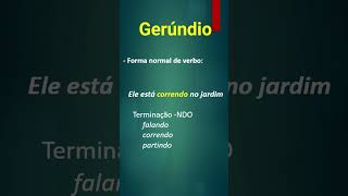 Gerúndio e Gerundismo shorts [upl. by Lajes]