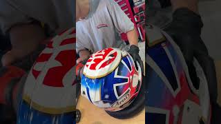 Arai Rx7v Samurai Spirit Blue 🇯🇵🟦🇯🇵 PCS [upl. by Nylirehc]