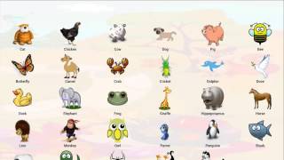 Animal names for children [upl. by Noned]