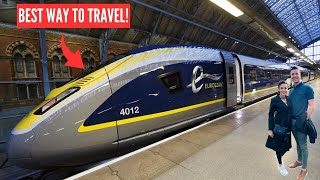 FIRST CLASS EUROSTAR REVIEW  London to Paris first class [upl. by Anaela]