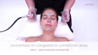 Comfortel AquaGlo 3 Step Facial using HydradermabrasionHydra Microdermabrasion [upl. by Annerb]