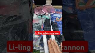 Liling axforce cannon badminton racket racket badminton axforcecannon [upl. by Ellora367]