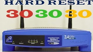 ✅ Como hacer Hard Reset 303030 en Routers Linksys [upl. by Ailices]