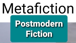 Metafiction postmodernism criticalthinking theory jaydeepchakrabarty englishliterature [upl. by Adnilg]