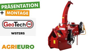 Produkt und Montagevideo GeoTech Pro WS72R  Häcksler für Traktoren  mit hydraulischen Walzen [upl. by Anwadal]