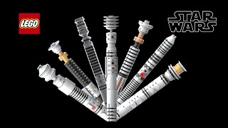 Lego Star Wars  14 Lightsaber Hilt MOCs starwars lego lightsaber moc legostarwars jedi sith [upl. by Elfstan]