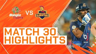 2023 Abu Dhabi T10 Match 30 Highlights Bangla Tigers vs Deccan Gladiators  Season 7 [upl. by Nyleahcim639]