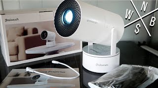 Portable Smart Home Projector  Unboxing amp Review [upl. by Bloxberg]