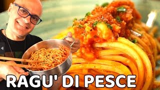 SPAGHETTI al RAGU di PESCE ragù di pesce classico [upl. by Aloke604]