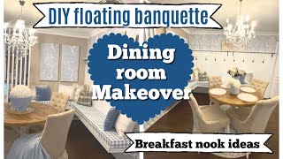 DIY BANQUETTE SEATING  DINING ROOM BREAKFAST NOOK BENCH  HOW TO [upl. by Ileana]