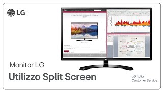 Monitor LG  Come utilizzare Split Screen con LG OnScreen Control [upl. by Loree]