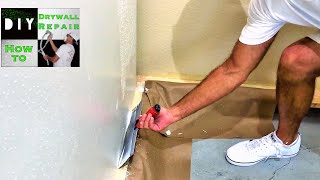 Skim coating walls for beginners tutorial [upl. by Zelazny]