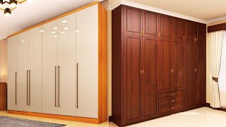 Versatile Wooden Wardrobe With Functional Storage Solut SixDoor Wardrobe Top Cabinet Design A [upl. by Yelekalb846]