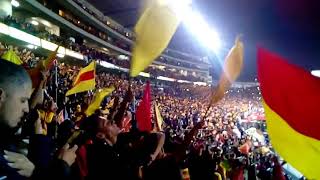 Monarcas vs América COLOR DE LA TRIBUNA 💛❤🎺⚽ [upl. by Arua309]