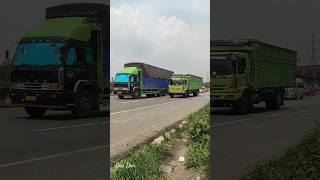 Adu kecepatan tronton fuso dan truk Hino gas poll [upl. by Boykins]