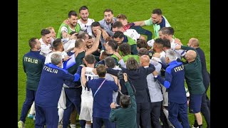 IL CAMMINO DELLITALIA FINO ALLA FINALE di Euro 2020  Telecronaca CARESSA e BERGOMI [upl. by Peregrine445]