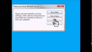Please purchase WinRAR license [upl. by Eustache]